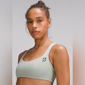 NWT Lululemon x Peloton Free to be Wild Bra Color Jade Gray Size 12!!